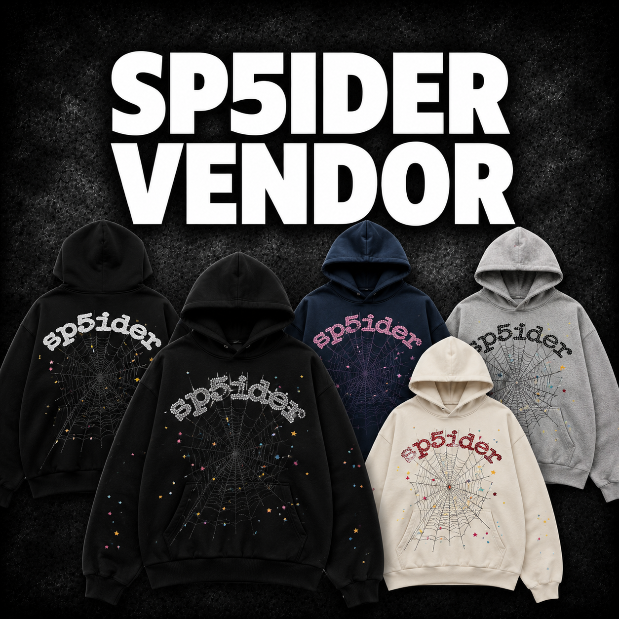 Sp5ider hoodie vendor